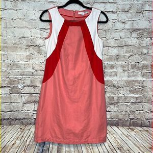 Boden Sleeveless Shift Dress Retro Style